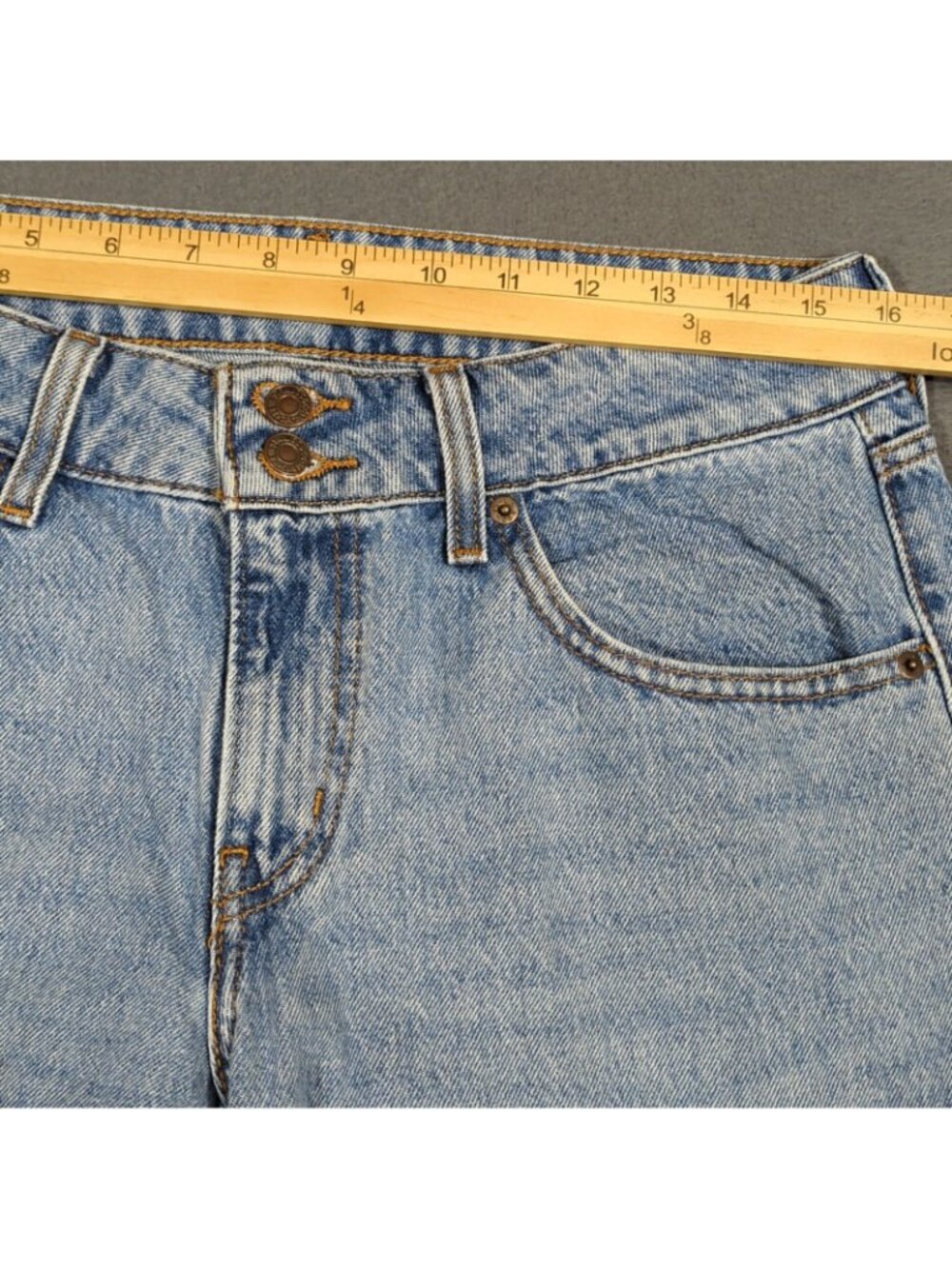 Levi's Jeans Women's 30x32 Fits 31x31 Blue Superlow Wide Leg Baggy Denim - Picture 5 of 12